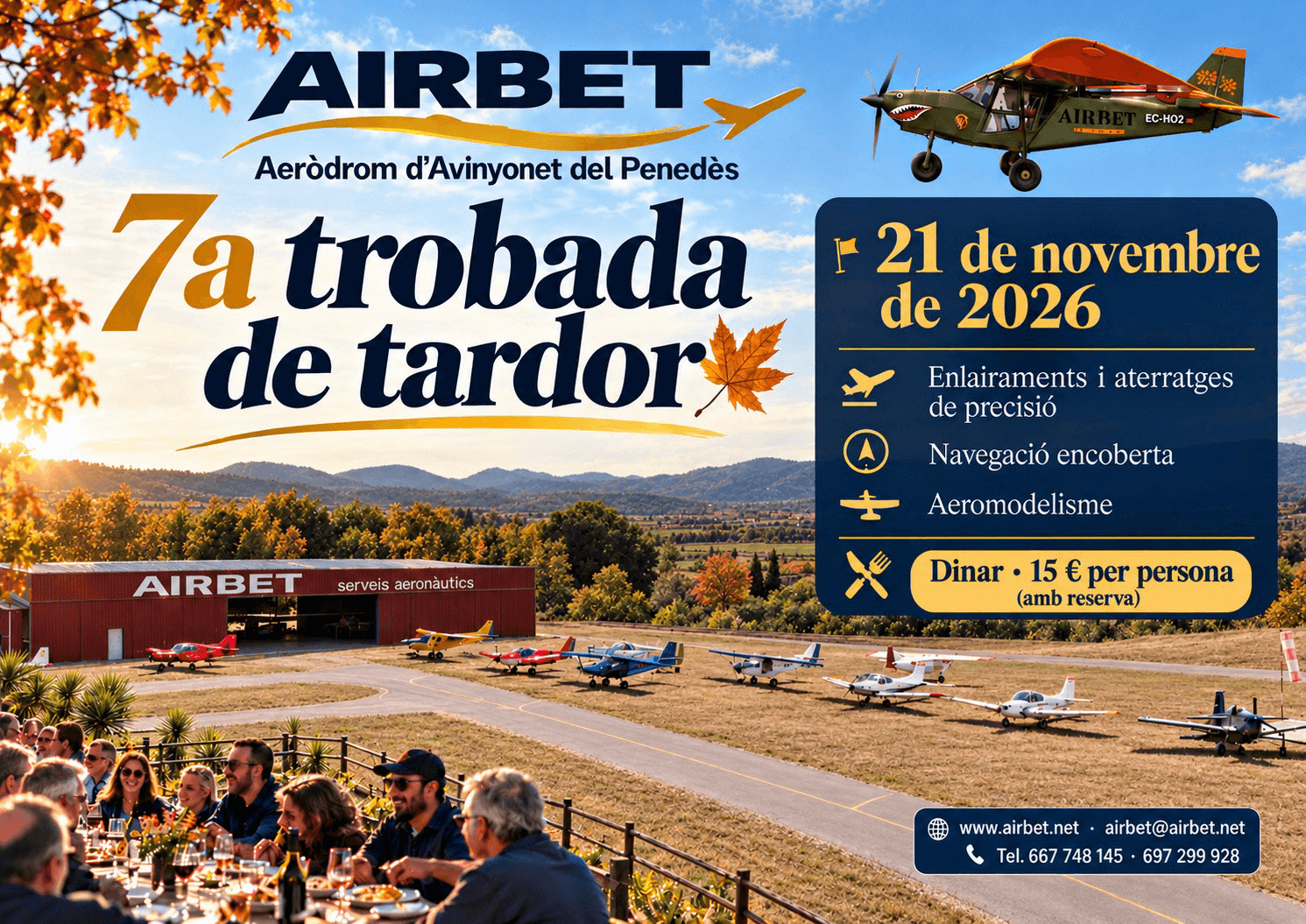7a Trobada de Tardor de Airbet — Aeròdrom d'Avinyonet del Penedès