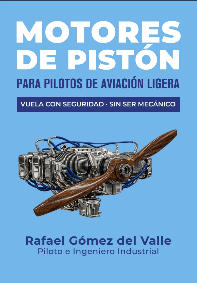 Portada del libro Motores de pistón para pilotos de aviación ligera