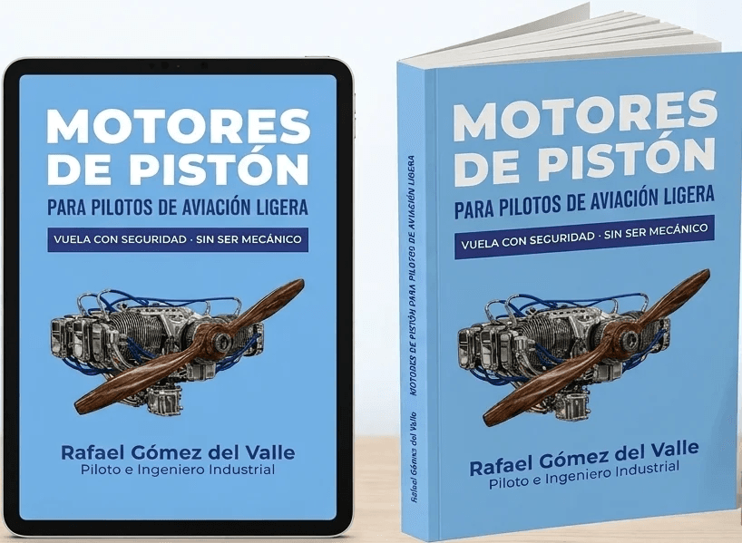 El libro Motores de pistón para pilotos de aviación ligera en edición física y digital