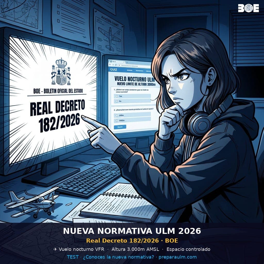 Test sobre Nueva Normativa ULM 2026