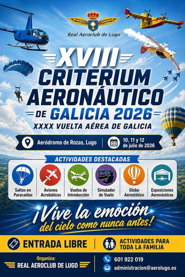 Critérium Aeronáutico de Galicia 2026 (XVIII edición)