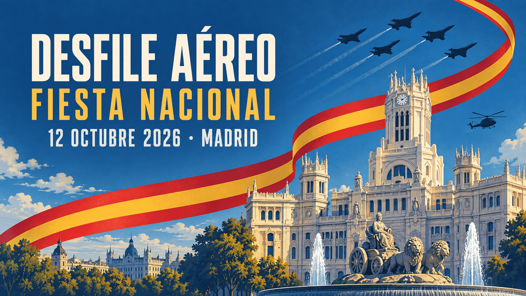 Desfile aéreo de la Fiesta Nacional 2026 — Madrid