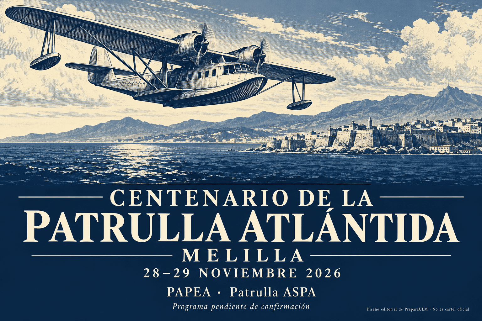 Centenario de la Patrulla Atlántida — Melilla