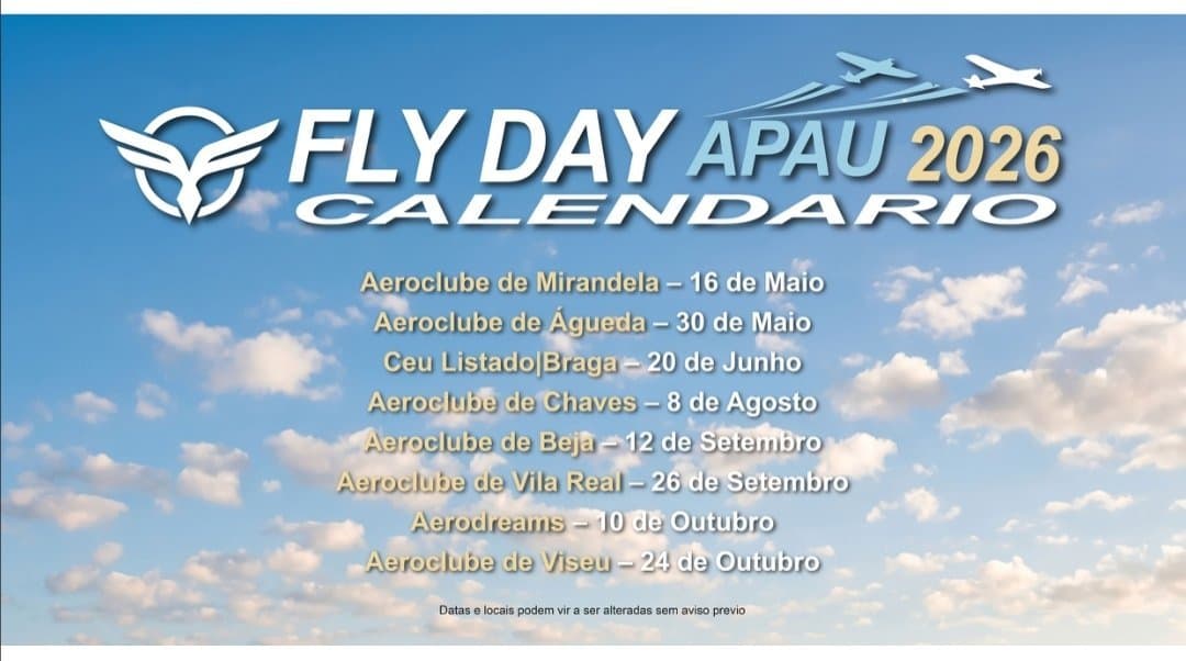 Fly Day APAU 2026 — Aeroclube de Viseu (cierre de temporada)
