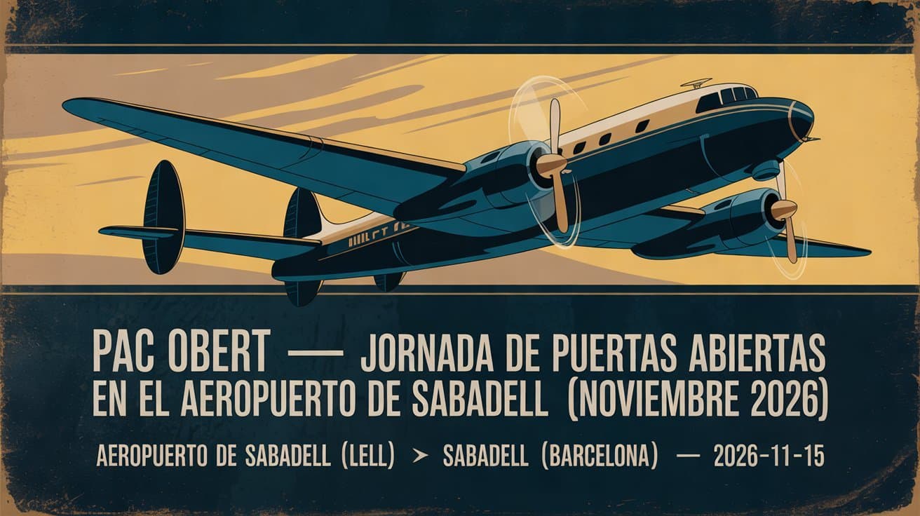 PAC Obert de Navidad — Llegada de Papá Noel al Aeropuerto de Sabadell